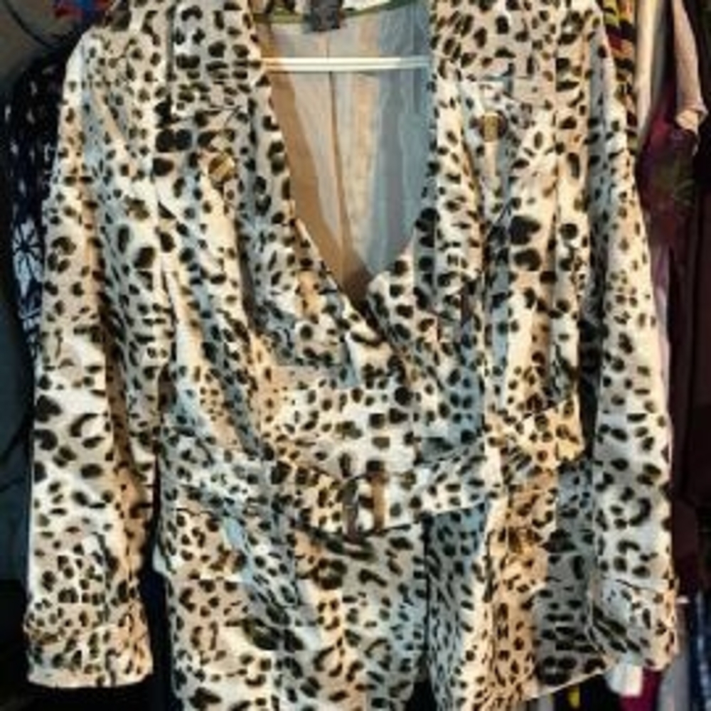 Fenn Wright Manson Leopard Print Blazer